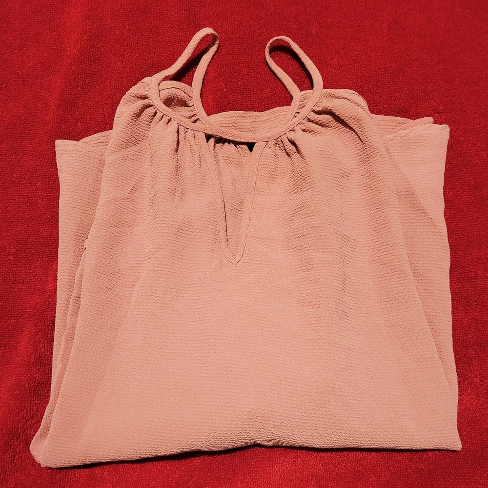 Active USA pink cold-shoulder top - L